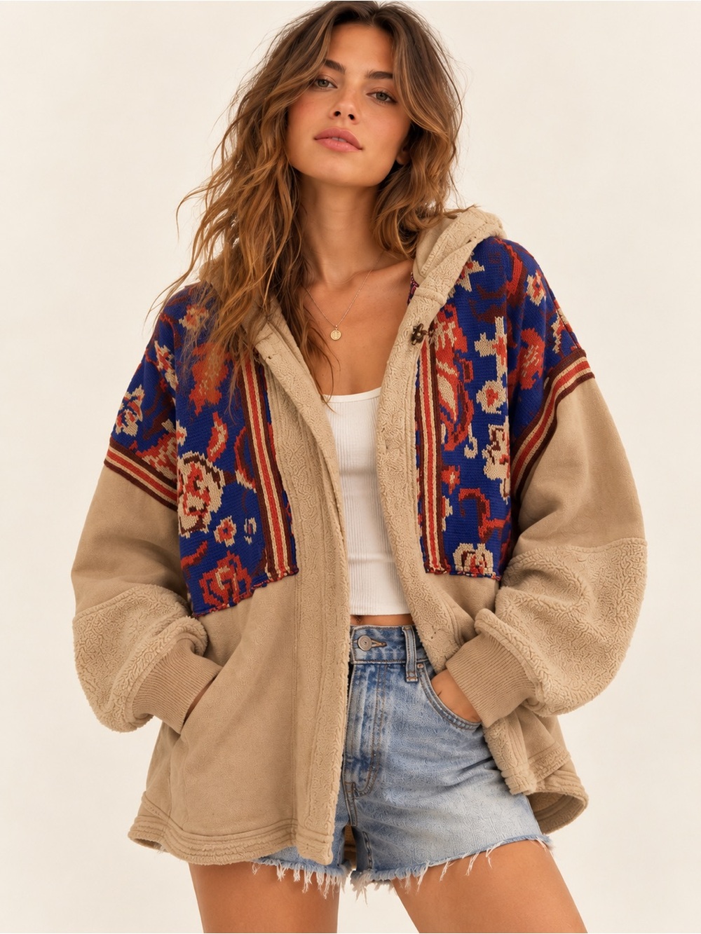 Free People Bowery Sweatshirt Cardigan